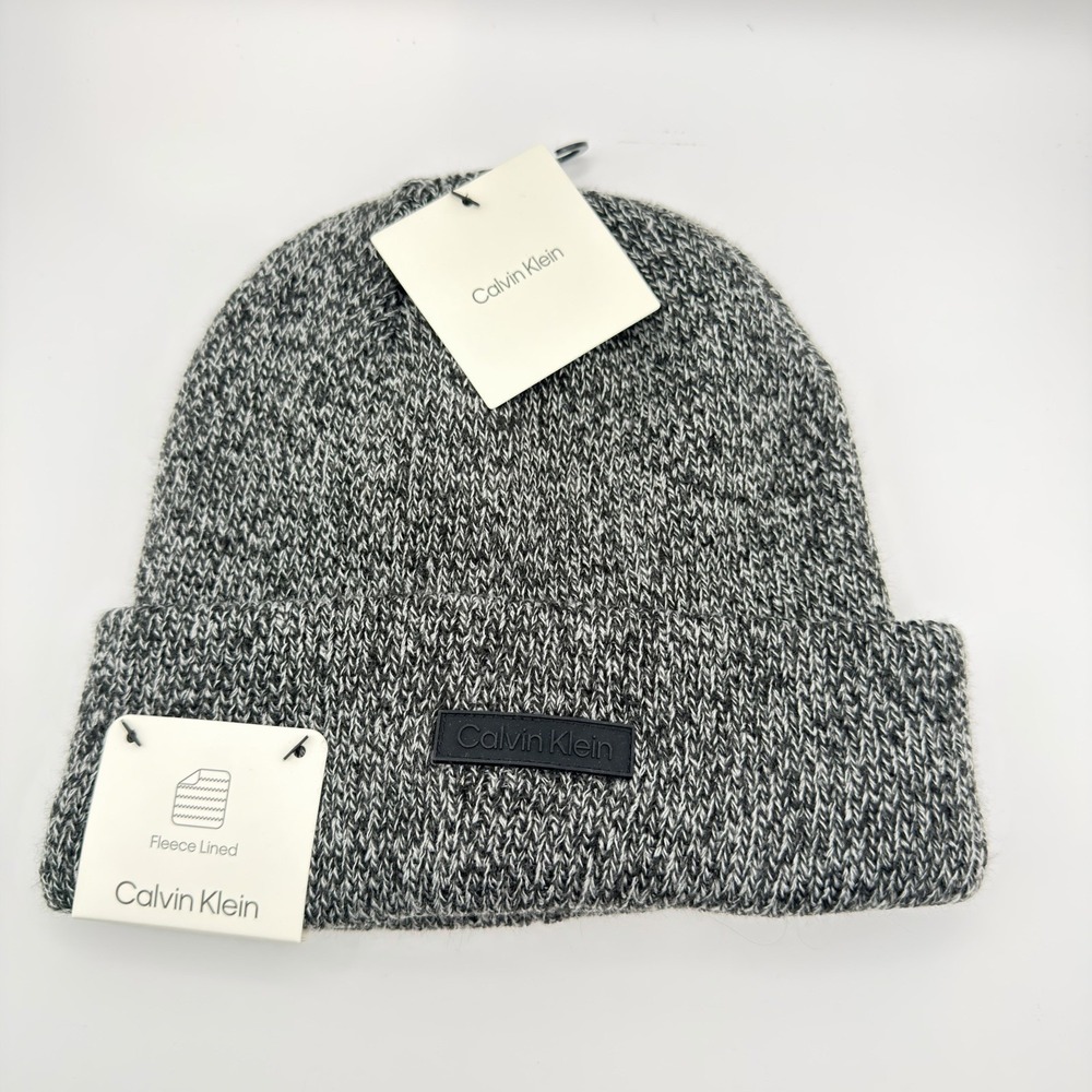 Calvin Klein Fleece Lined Beanie MSRP $48 | OSFM | New